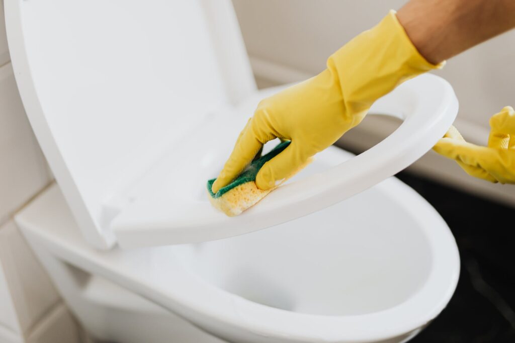 toilet cleaning fast maid service