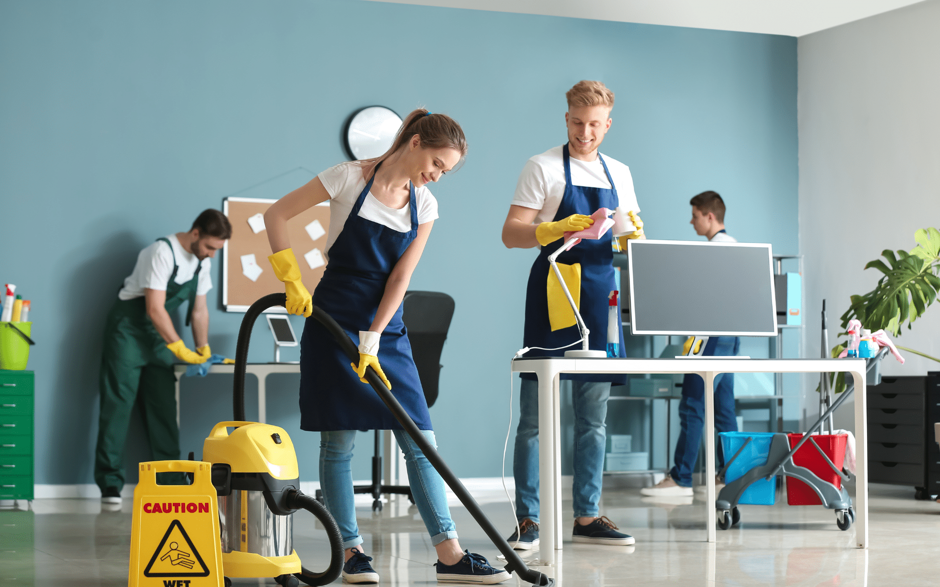 Quarterly Deep Cleaning of Offices