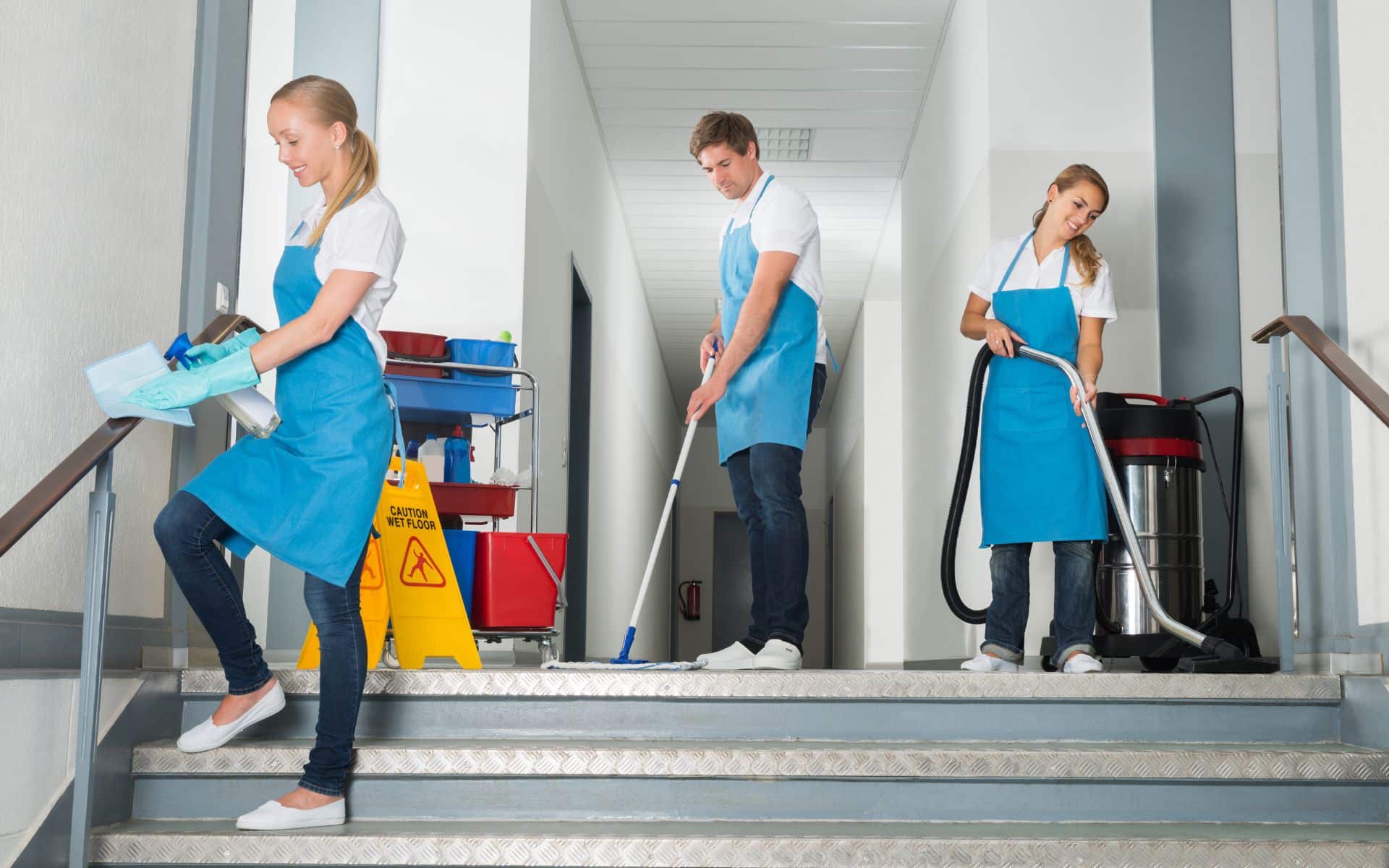 Full-time cleaning services by 3 maids